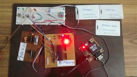 RFID based security system avr microcontroller 